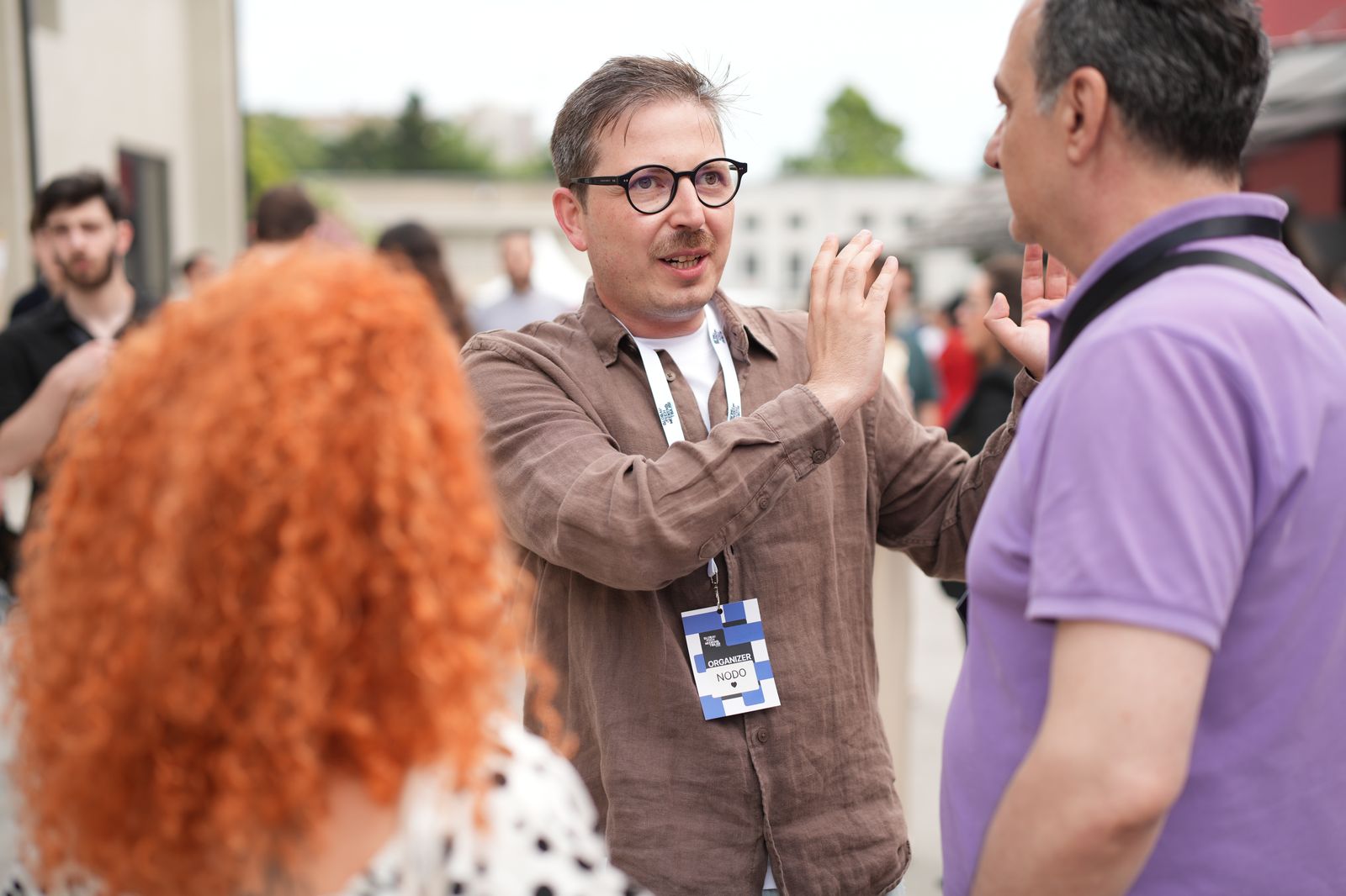 Conversation between GTW attendees