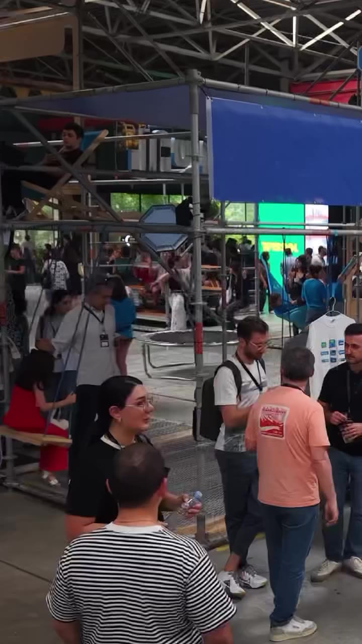 Visitors at the GTW Tbilisi exhibition